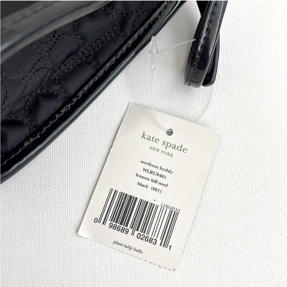 Kate Spade Lennox Hill Noel Medium Heddy Cosmetics Bag in Black New with tags! - Picture 13 of 13